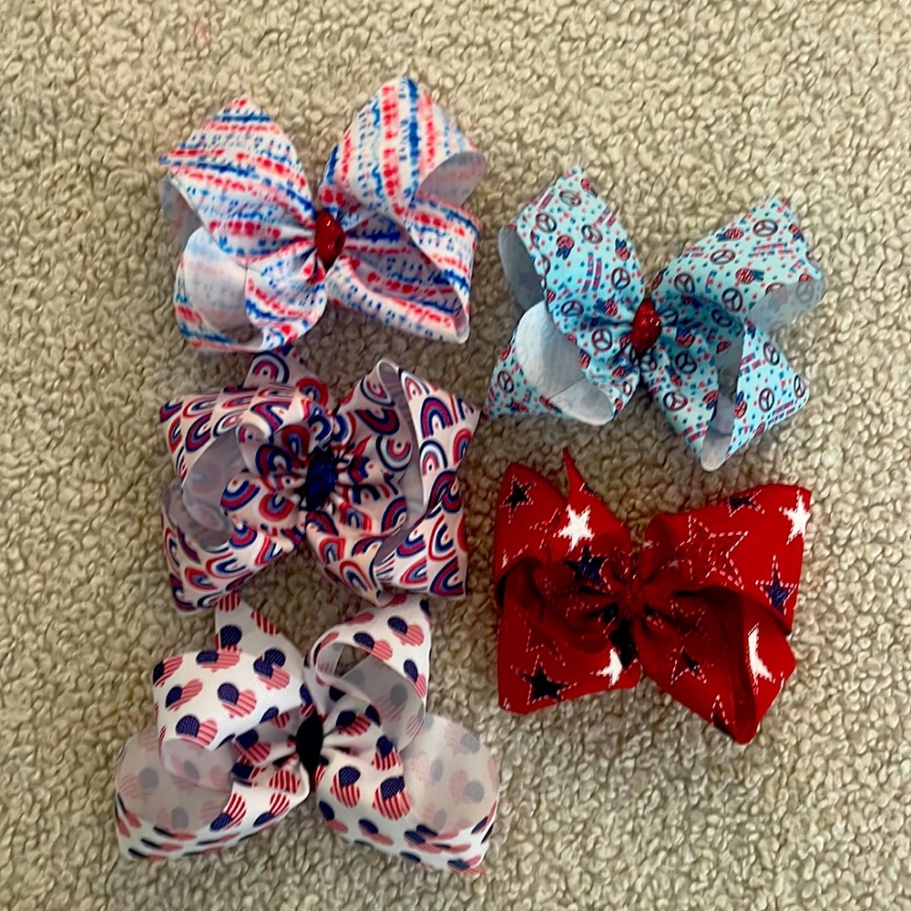 Patriotic bows